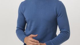 hessnatur Herren Pullover aus Bio-Baumwolle - blau - Größe 52