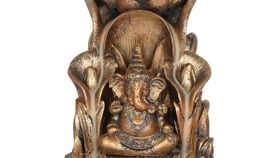 Backflow Kegel halter "Ganesha", Resin, 14x12x13,5cm