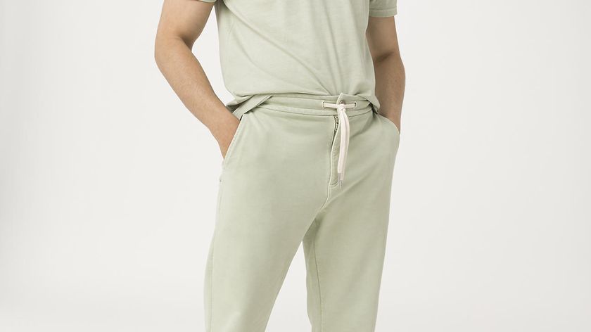 hessnatur Herren Joggpants mineralgefärbt aus Bio-Baumwolle - grün - Größe 48