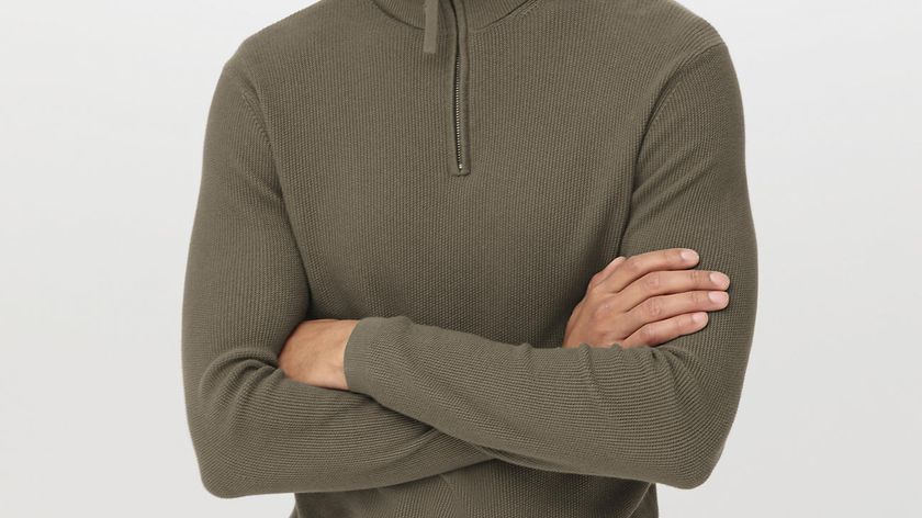 hessnatur Herren Pullover Troyer - kaper - Größe 54