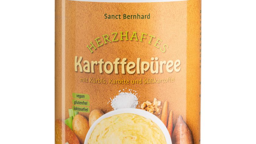 Kartoffelpüree mit Kürbis, Karotte und Süßkartoffel