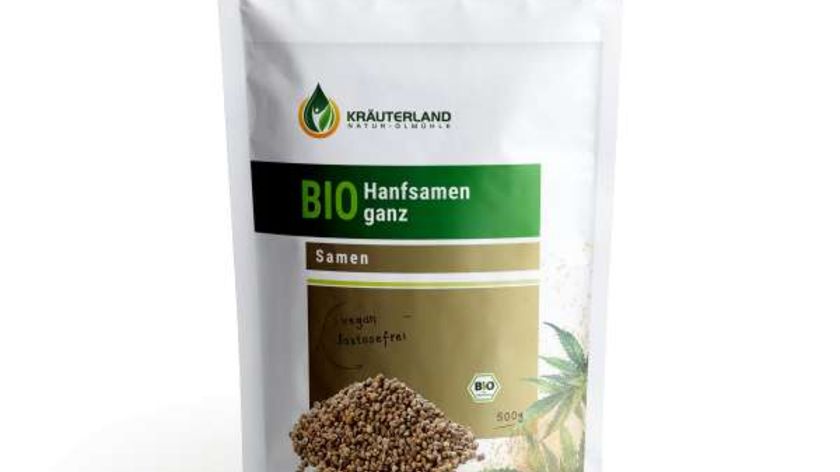 Bio Hanfsamen, ganz 500g