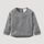 hessnatur Baby Wollfrottee Sweatshirt Regular aus Bio-Merinowolle - grau - Größe 98/104