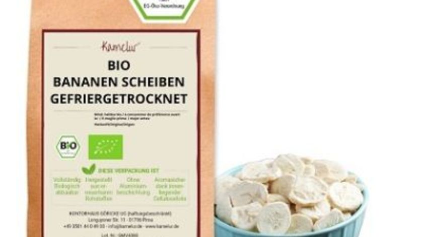 Bio Bananen Scheiben Gefriergetrocknet