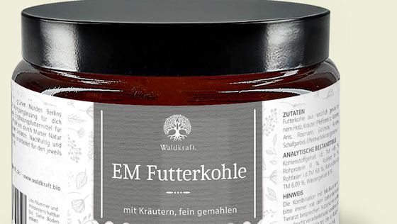 EM-Futterkohle für Hunde