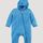 hessnatur Baby Fleece-Overall aus Bio-Baumwolle - blau - Größe 98