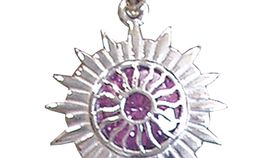 Anhänger "Sahasrara Chakra" Zirkon Silber 925 5,2g