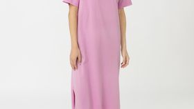 hessnatur Damen Jersey-Kleid aus Bio-Baumwolle - rosa - Größe 40