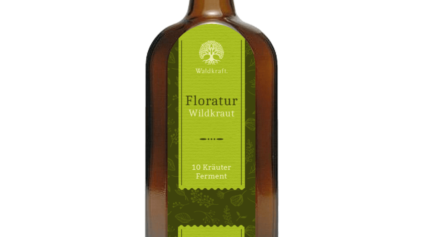 Floratur Wildkraut - 10 Kräuter Ferment - 510ml