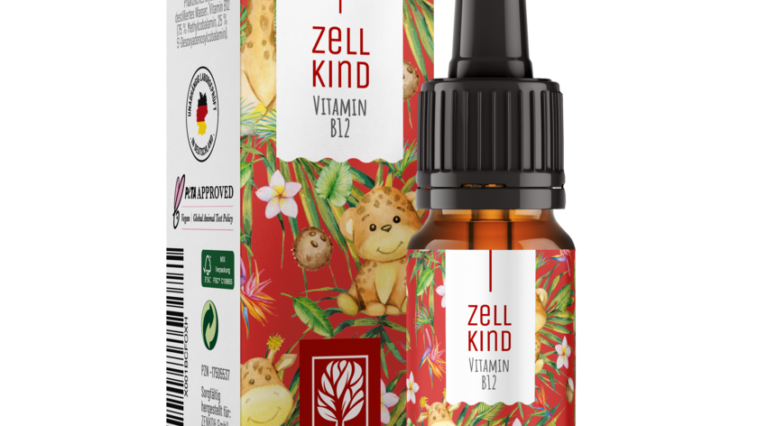 Zellkind - Vitamin B12-Tropfen für Kinder ab 3 - 1 Flasche Zellkind (die meisten Kunden kaufen 2 Flaschen)