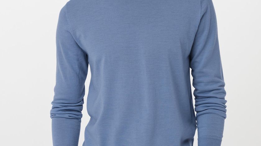 hessnatur Herren Pullover aus Bio-Merinowolle - hellblau - Größe 50