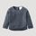 hessnatur Baby Wollfrottee Sweatshirt Regular aus Bio-Merinowolle - blau - Größe 74/80