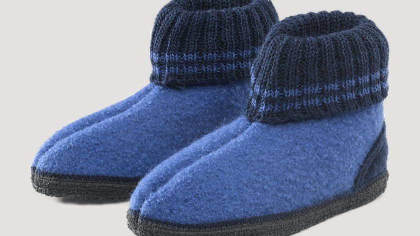 hessnatur Kinderschuhe Hüttenschuhe - blau - Größe 34