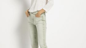 hessnatur Damen Jeans Lina Skinny Fit aus Bio-Denim - grün - Größe 25/29