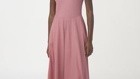 hessnatur Damen Jersey-Kleid aus Bio-Baumwolle - rosa - Größe 44