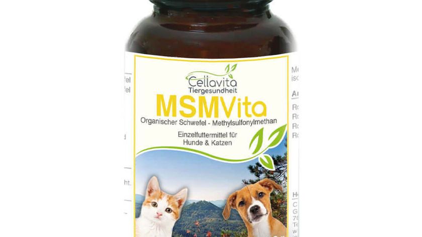 MSM - Organischer Schwefel - 100g f?r Hunde & Katzen im Glas