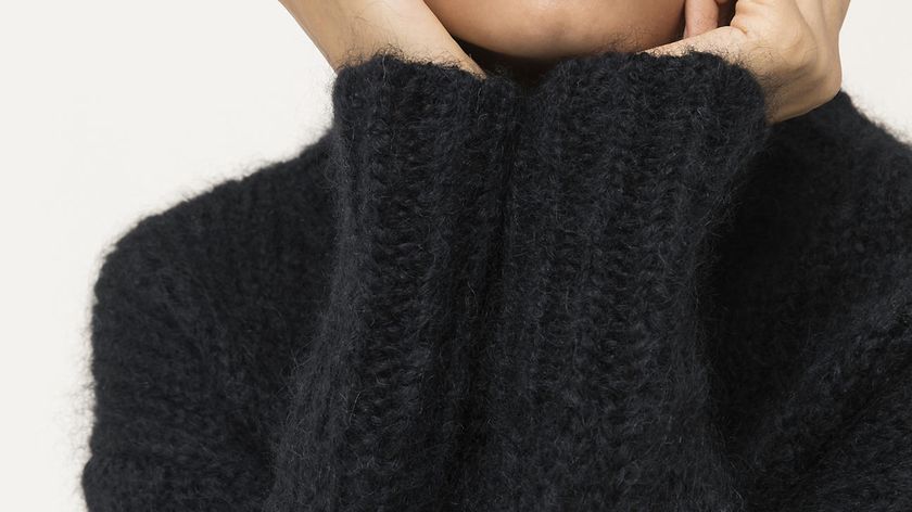 hessnatur Damen Pullover aus Mohair mit Schurwolle - schwarz - Größe M