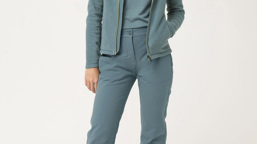 hessnatur Damen-Outdoor Softshell-Hose aus Bio-Baumwolle - grün - Größe 44