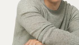 hessnatur Herren Pullover aus Schurwolle mit Yak und Baumwolle - grau - Größe 46