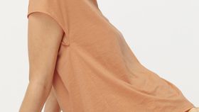 hessnatur Loungewear Funktions-Shirt aus Bio-Baumwolle - orange - Größe 40