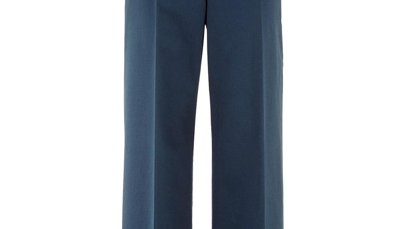 hessnatur Damen Culotte aus Bio-Baumwolle mit Hanf - blau - Größe 44