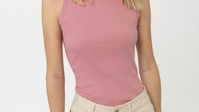 hessnatur Damen Top aus Bio-Baumwolle - rosa - Größe 46