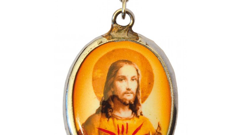 Spirit-Anhänger Karabiner "Jesus" 2x4cm