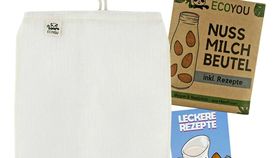 EcoYou Nussmilchbeutel - zum Nuss- & Mandelmilch selbst herstellen