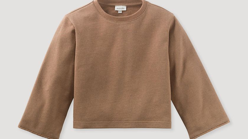 hessnatur Kinder Sweatshirt BetterRecycling aus Bio-Baumwolle - braun - Größe 122/128