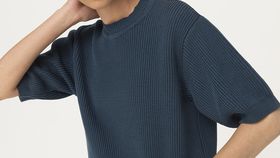 hessnatur Damen Pullover aus Bio-Baumwolle - blau - Größe S