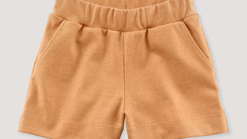 hessnatur Kinder Shorts aus Bio-Baumwolle mit Hanf und Schurwolle - orange - Größe 158/164