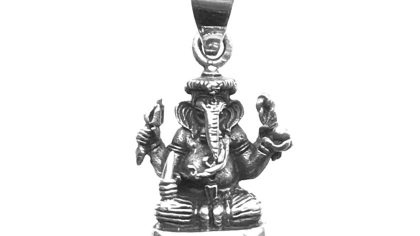 Anhänger "Ganesha" 2x2cm Silber 925 6,3g