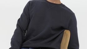 hessnatur Herren Sweater - marine - Größe 48