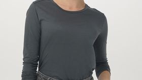 hessnatur Damen Shirt aus Bio-Baumwolle - grün - Größe 38