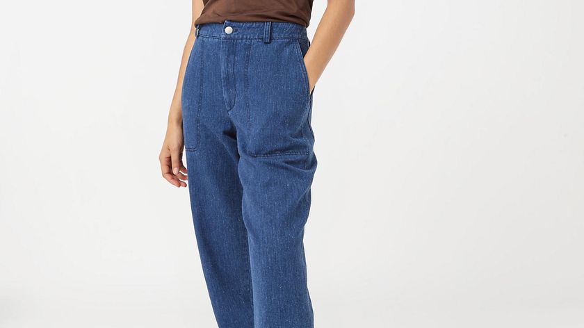 hessnatur Damen Jeans aus Hanf mit Bio-Baumwolle - blau - Größe 44