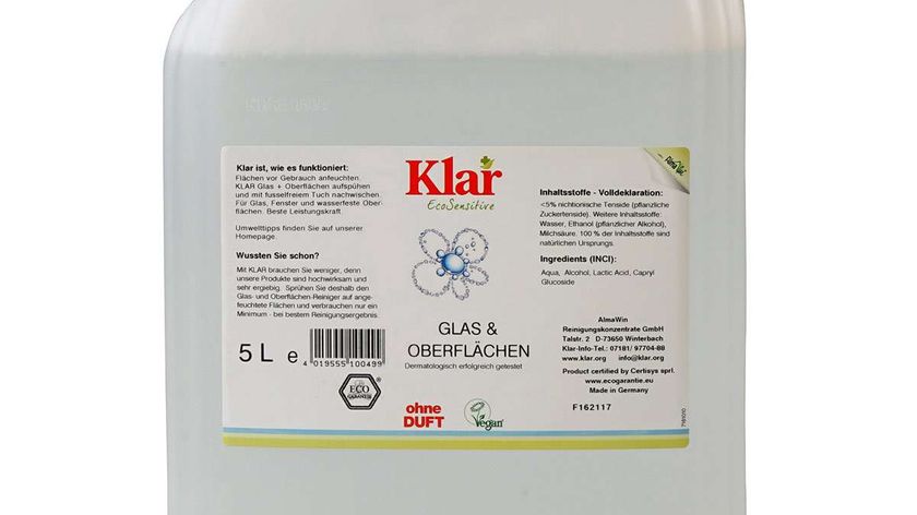 Klar Glasreiniger 5 Liter Kanister - duftfrei & umweltfreundlich