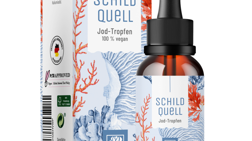 Jod Tropfen hochdosiert - Schildquell - 5 Flaschen Schildquell