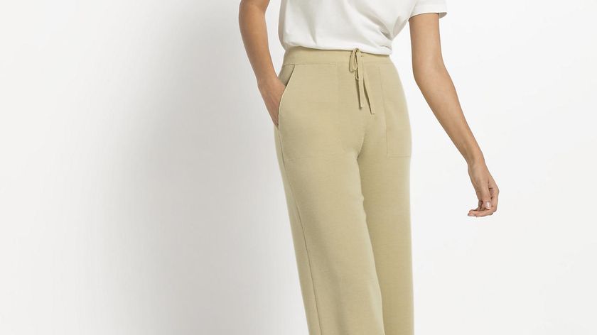 hessnatur Damen Strickhose aus Merinowolle - gelb - Größe 34