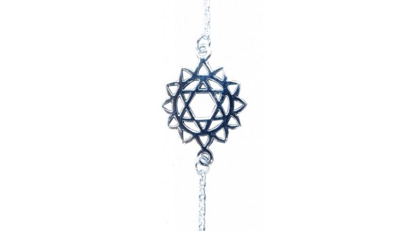 Armband "Anahatam Chakra" 1,4cm Silber 925 mit 20cm Silberkette