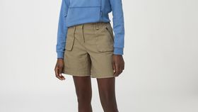 hessnatur Damen-Outdoor Shorts - beige - Größe 44