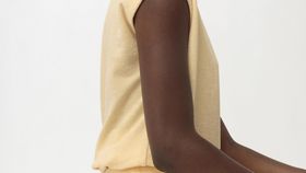 hessnatur Damen Frottee-Shorts aus Bio-Baumwolle - gelb - Größe 34