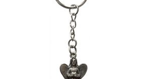 Schlüsselanhänger "Engel" Messing 8cm