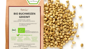 Bio Buchweizen gekeimt