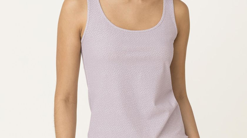 hessnatur Damen Tank-Top PureLUX aus Bio-Baumwolle - lila - Größe 46