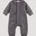 hessnatur Baby Walk Overall mit Jerseyfutter aus Bio-Merinowolle - lila - Größe 86/92