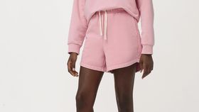 hessnatur Loungewear Shorts mineralgefärbt aus Bio-Baumwolle - rosa - Größe 36