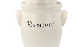 Rumtopf Keramik ohne Dekor, 3,5 l