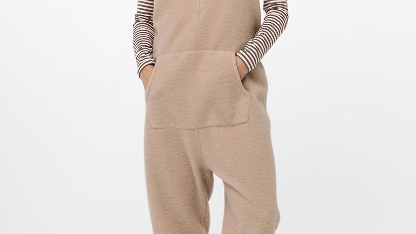 hessnatur Damen Wollfleece Overall aus Bio-Merinowolle - rosa - Größe L