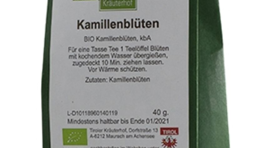 Biotee Kamillenblütentee