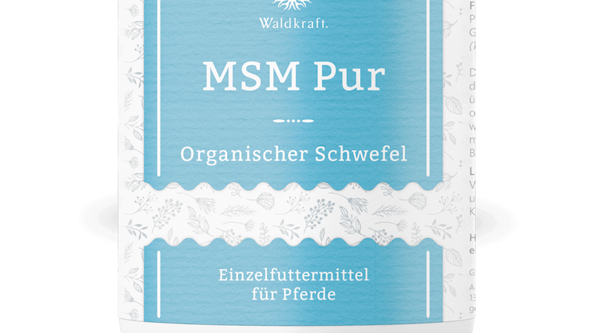 MSM Pur für Pferde – Organischer Schwefel – 950g – OptiMSM